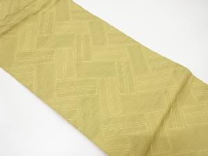 桧垣模様織り出し名古屋帯